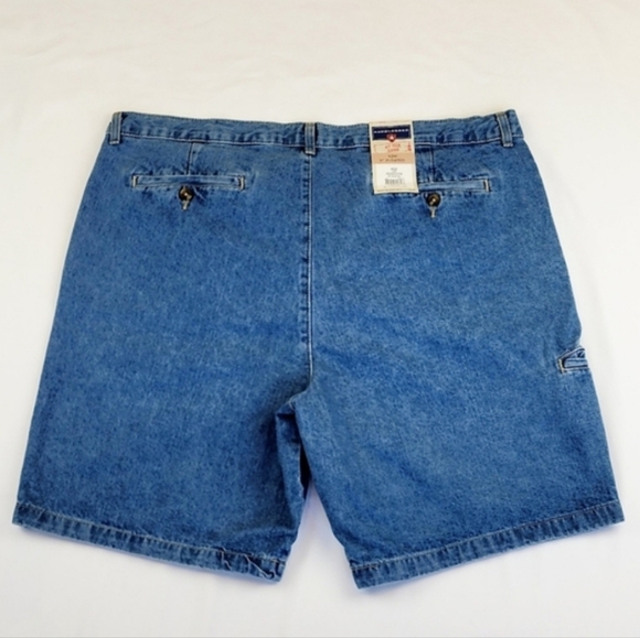 Saddlebred 100% Cotton Denim Shorts - Picture 2 of 7